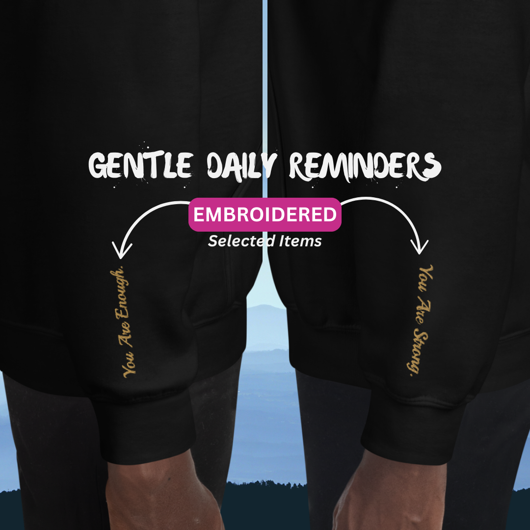 The More You Love Yourself - Unisex Hoodie (with Wrist Embroidery)