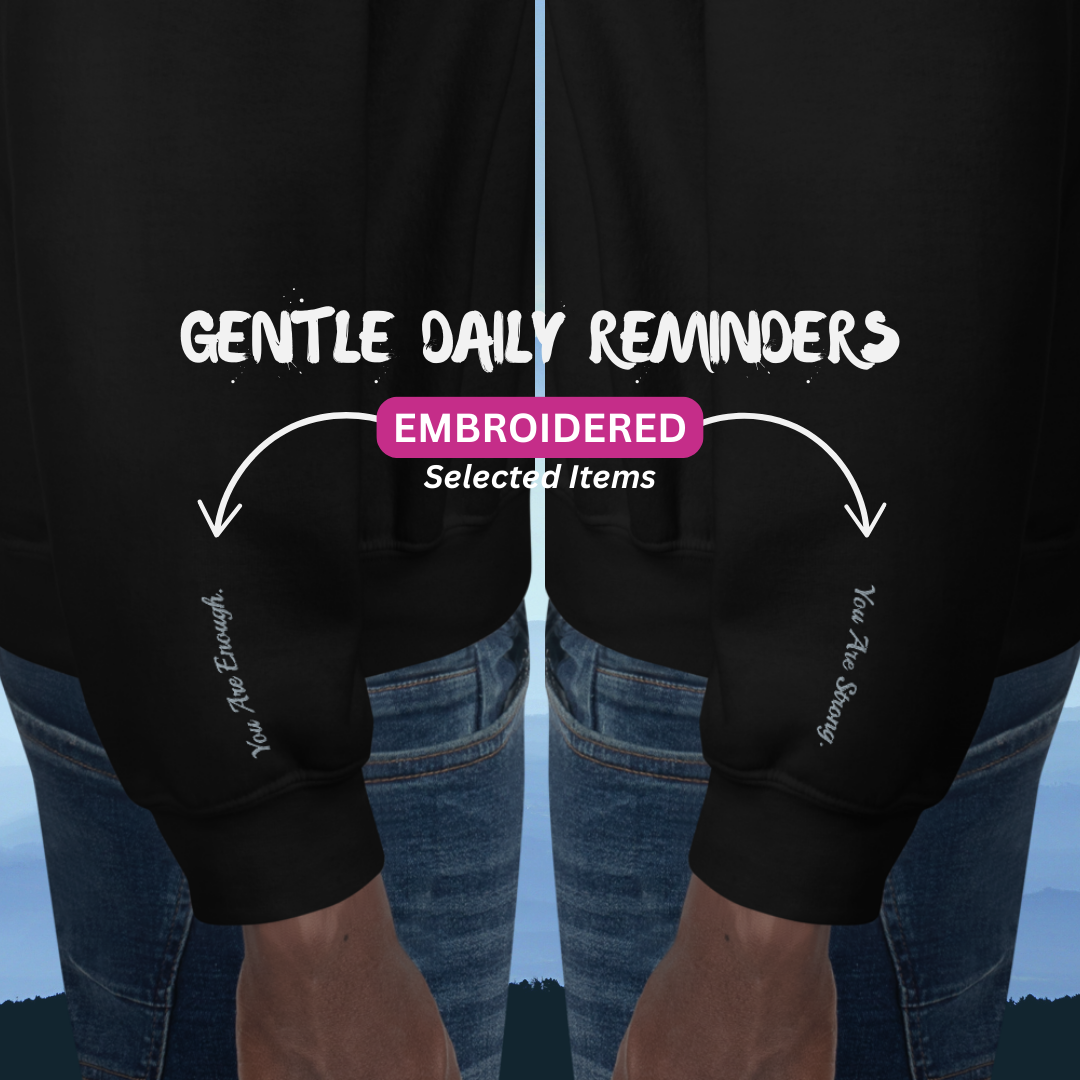 One Step At a Time - Unisex Sweatshirt (with Wrist Embroidery)