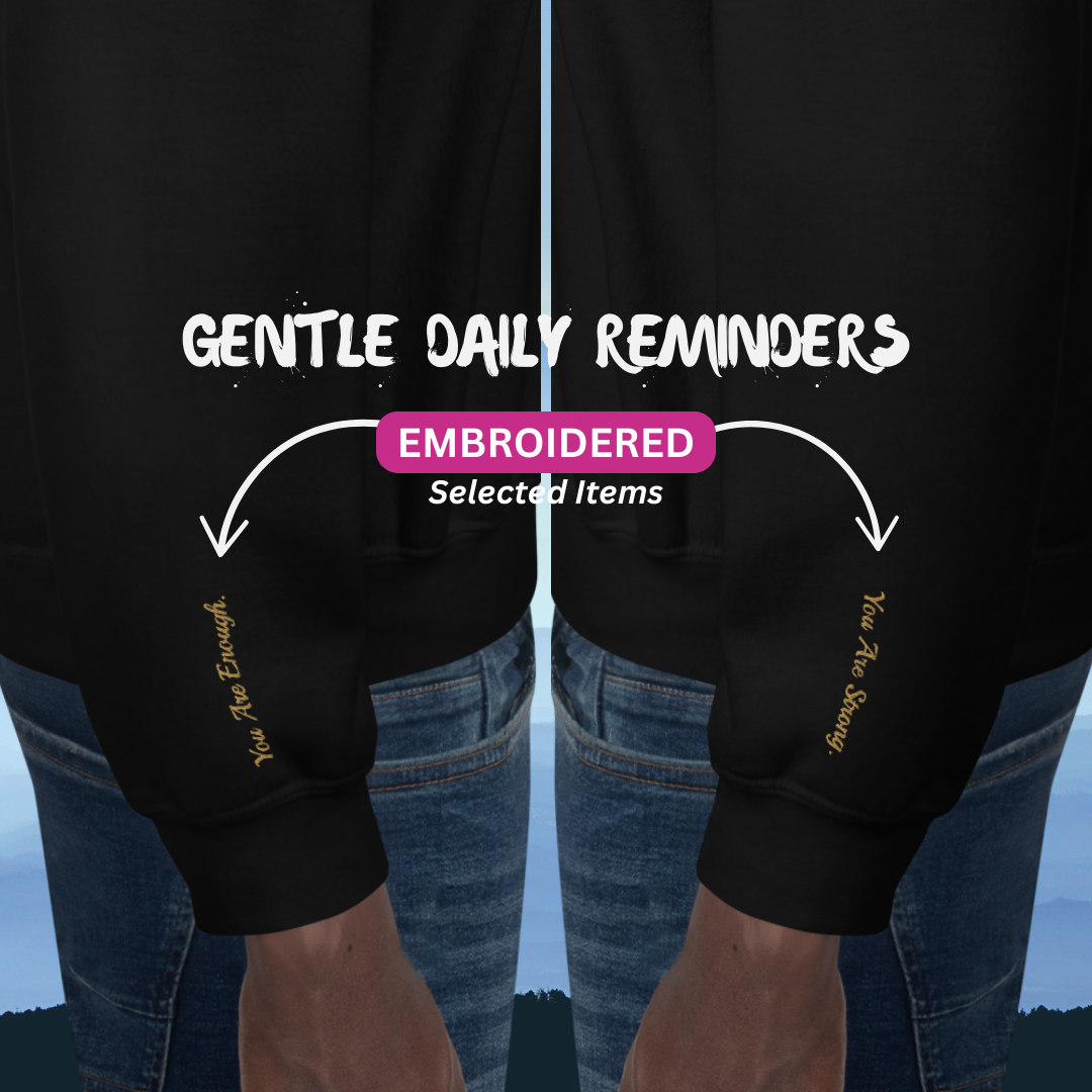 The More You Love Yourself - Unisex Sweatshirt (with Left Chest and Wrist Embroidery)