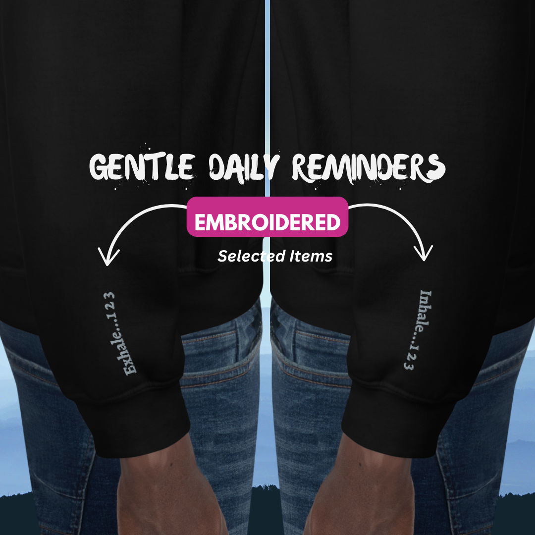 ANXIOUS doesn't define me - Unisex Sweatshirt (with Wrist Embroidery)