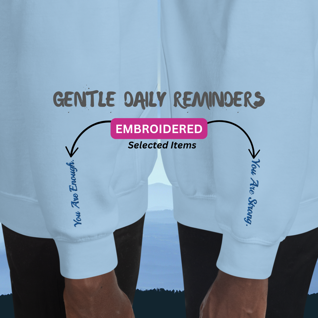 It's Okay to not be Okay v2 - Unisex Hoodie (with Wrist Embroidery)