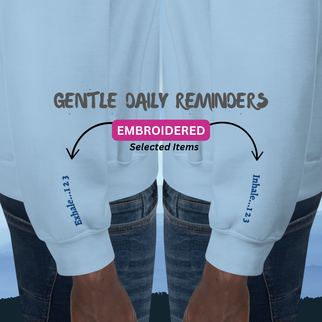 ANXIOUS doesn't define me - Unisex Sweatshirt (with Wrist Embroidery)