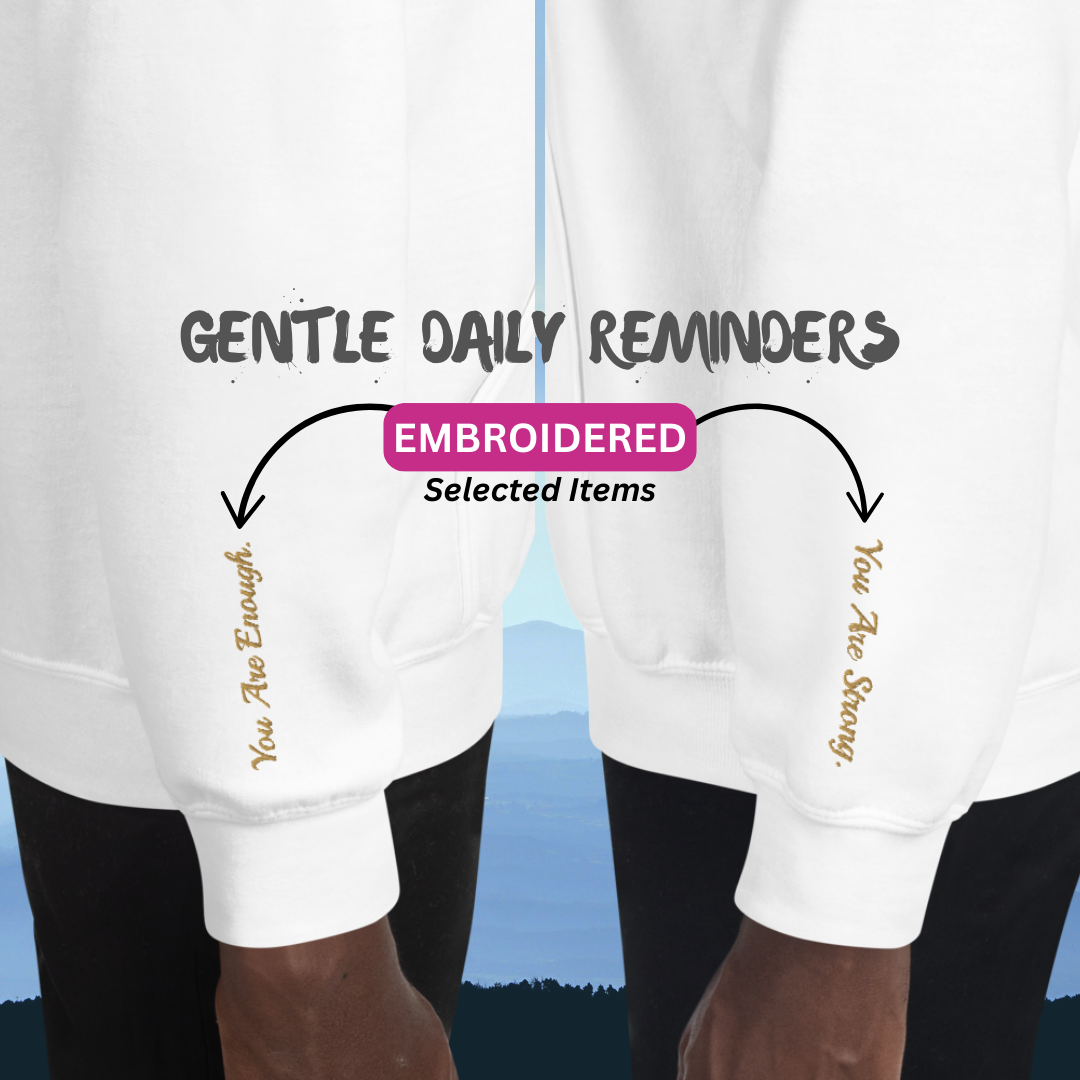 The More You Love Yourself - Unisex Hoodie (with Wrist Embroidery)