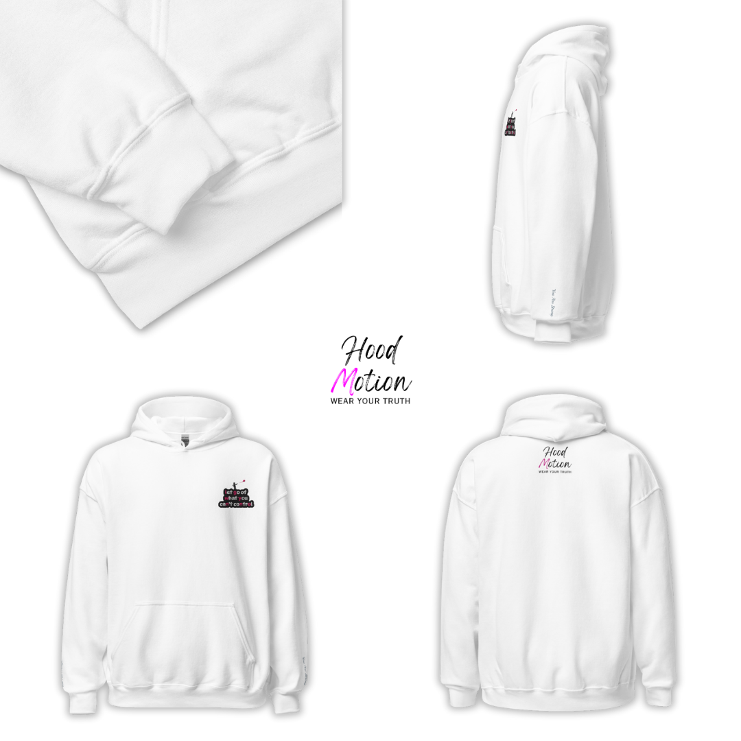 Let Go Of What You Can't Control - Unisex Hoodie (with Left Chest and Wrist Embroidery)