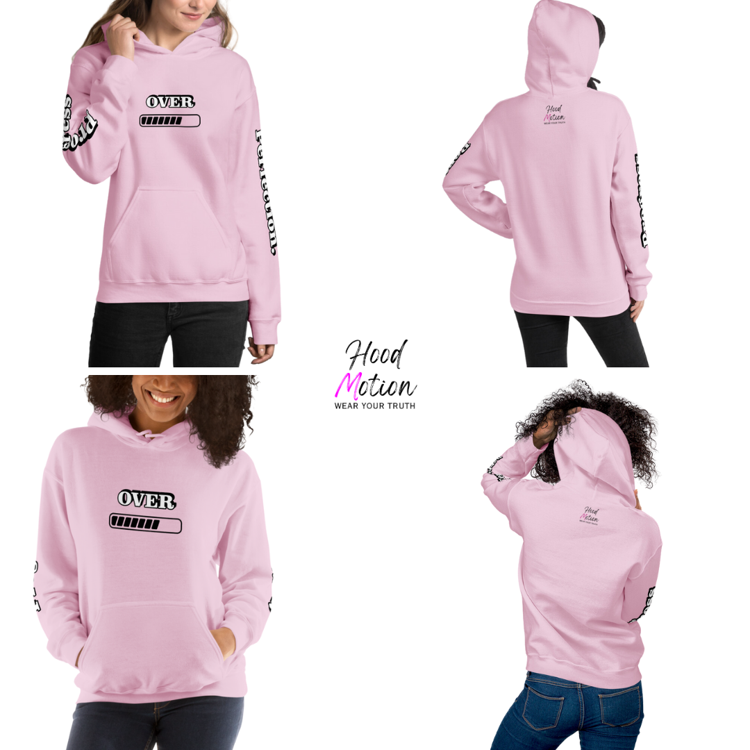 Progress OVER Perfection - Unisex Hoodie (with Sleeve Printing)