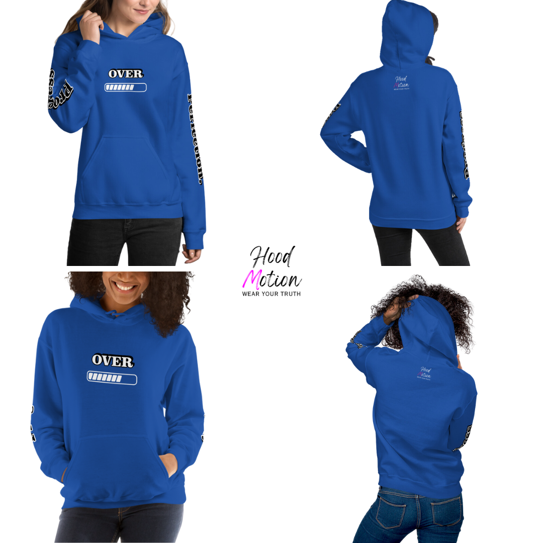 Progress OVER Perfection - Unisex Hoodie (with Sleeve Printing)