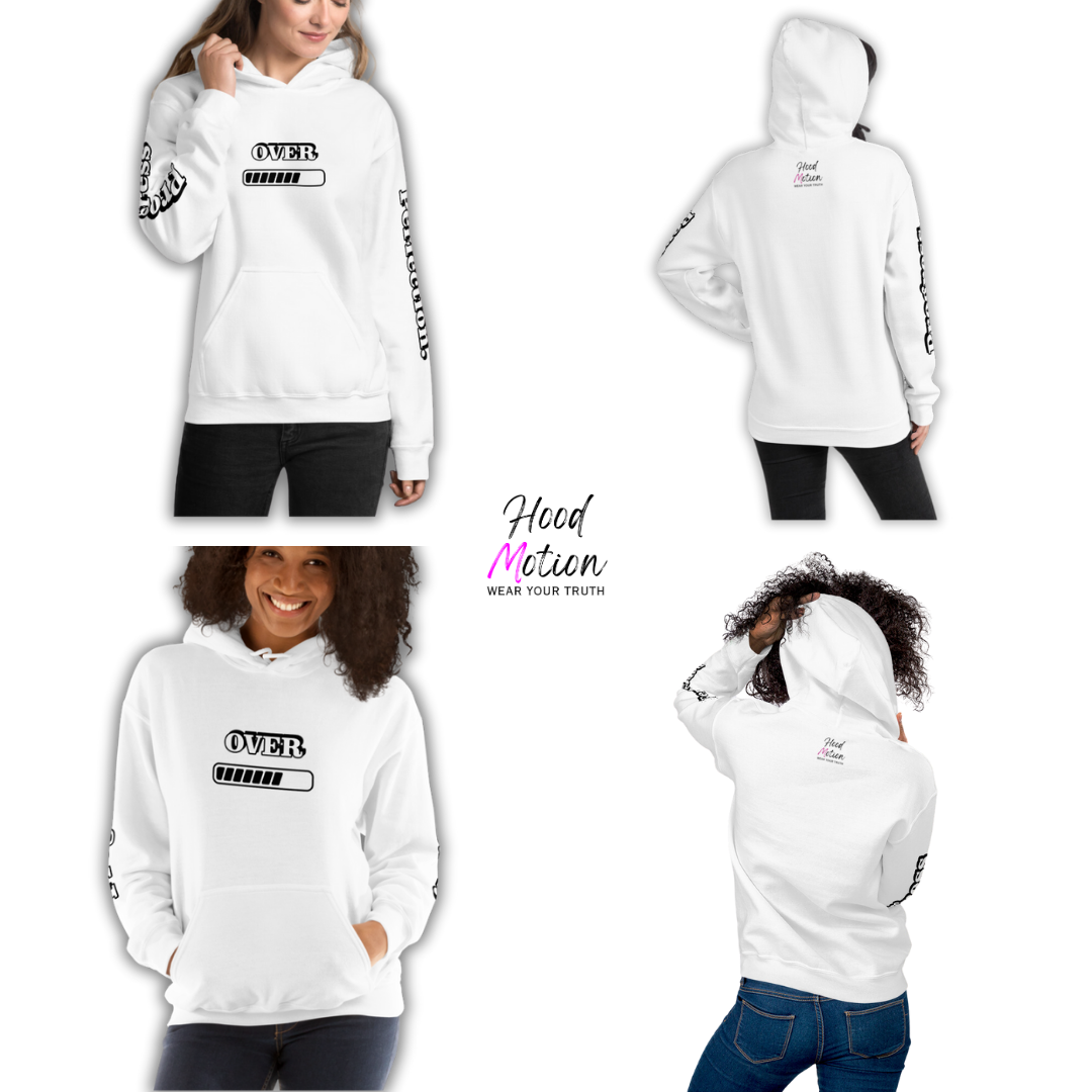 Progress OVER Perfection - Unisex Hoodie (with Sleeve Printing)