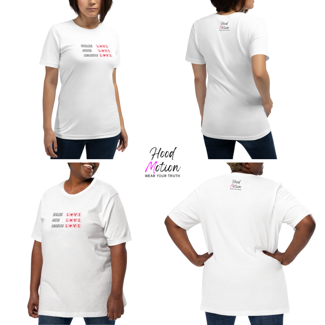 Share Give Receive Love - Unisex T-Shirt