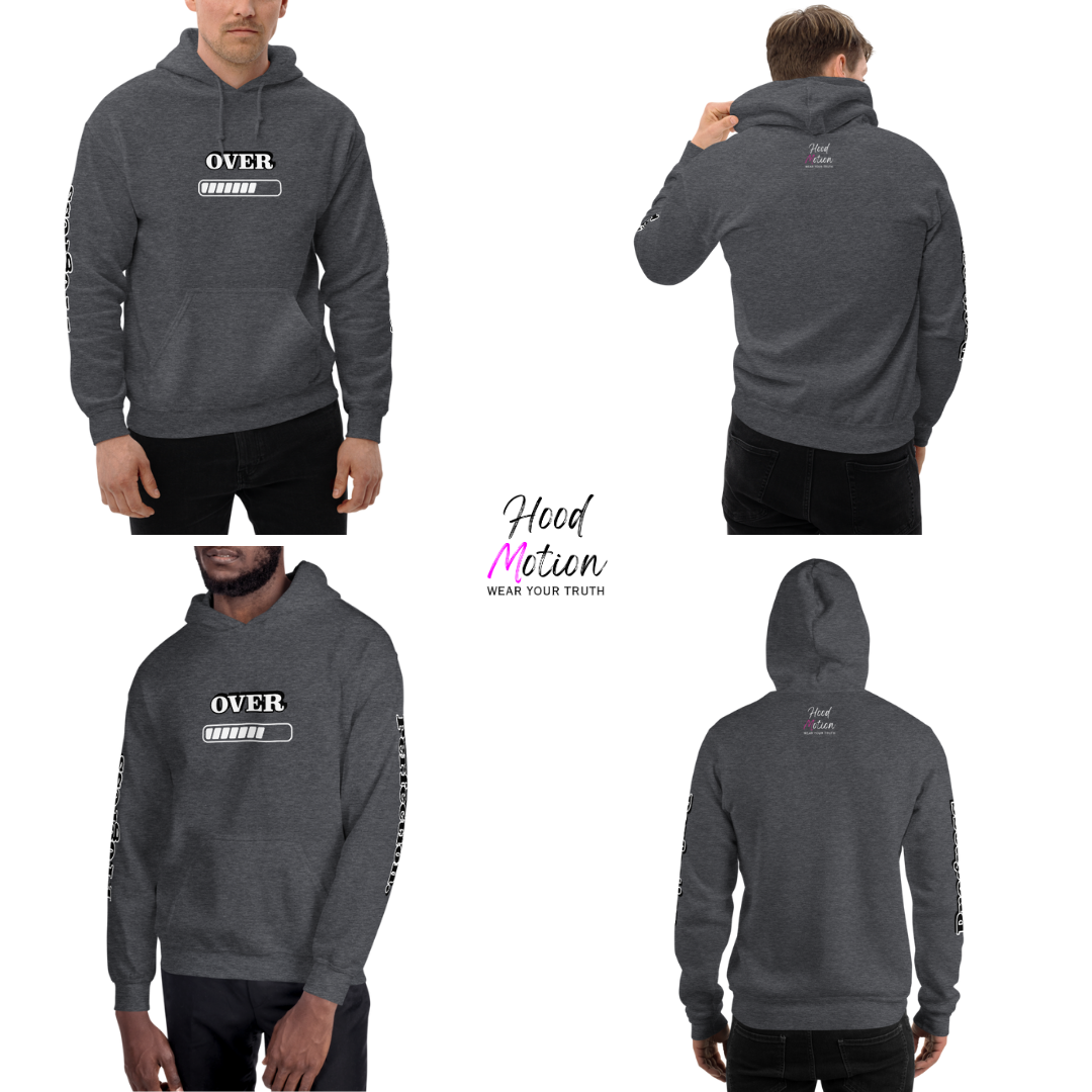 Progress OVER Perfection - Unisex Hoodie (with Sleeve Printing)