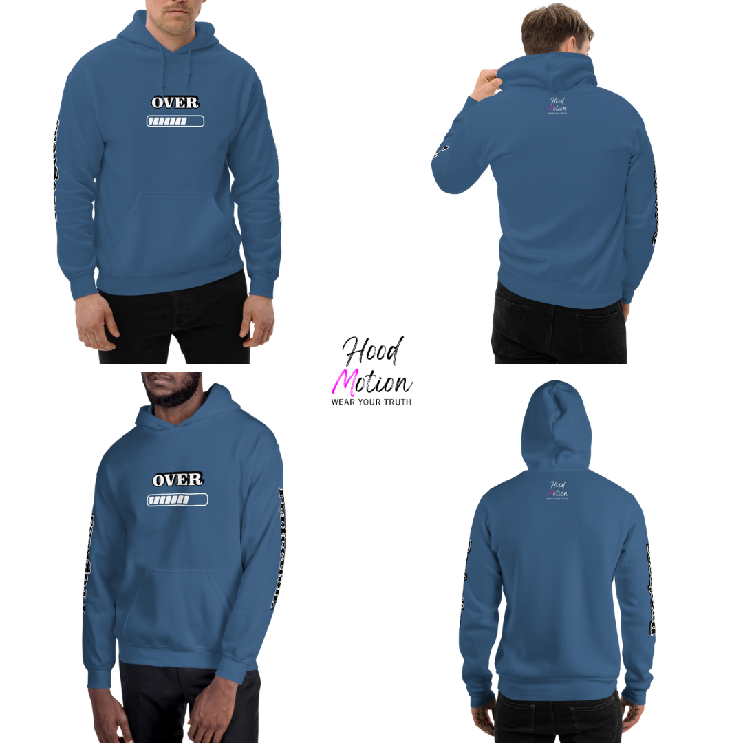 Progress OVER Perfection - Unisex Hoodie (with Sleeve Printing)