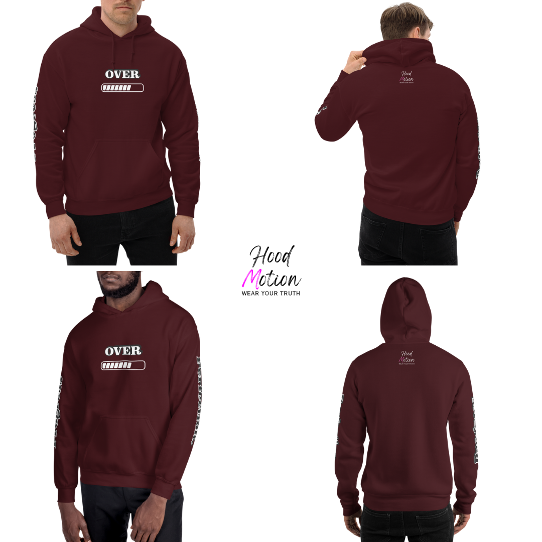 Progress OVER Perfection - Unisex Hoodie (with Sleeve Printing)