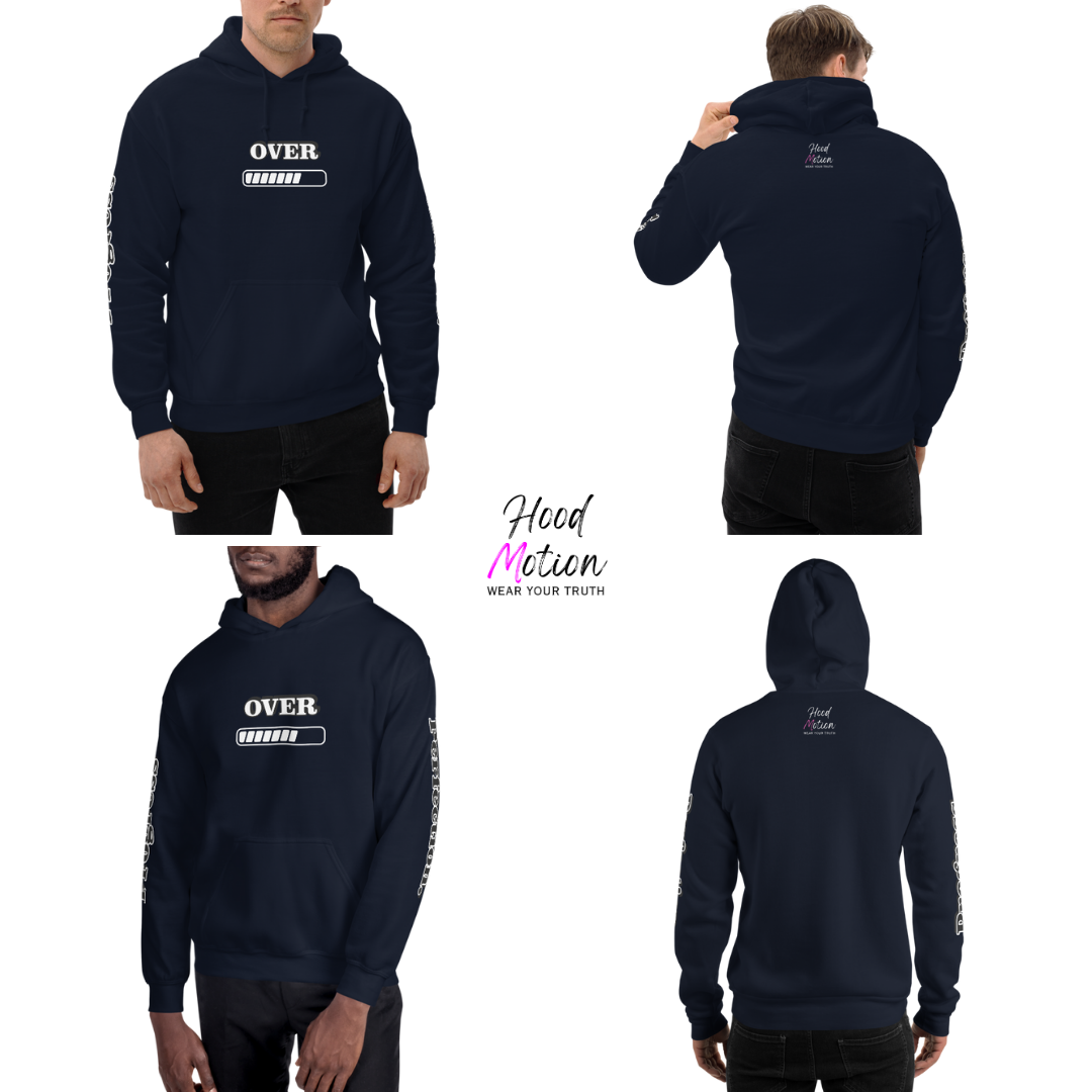 Progress OVER Perfection - Unisex Hoodie (with Sleeve Printing)