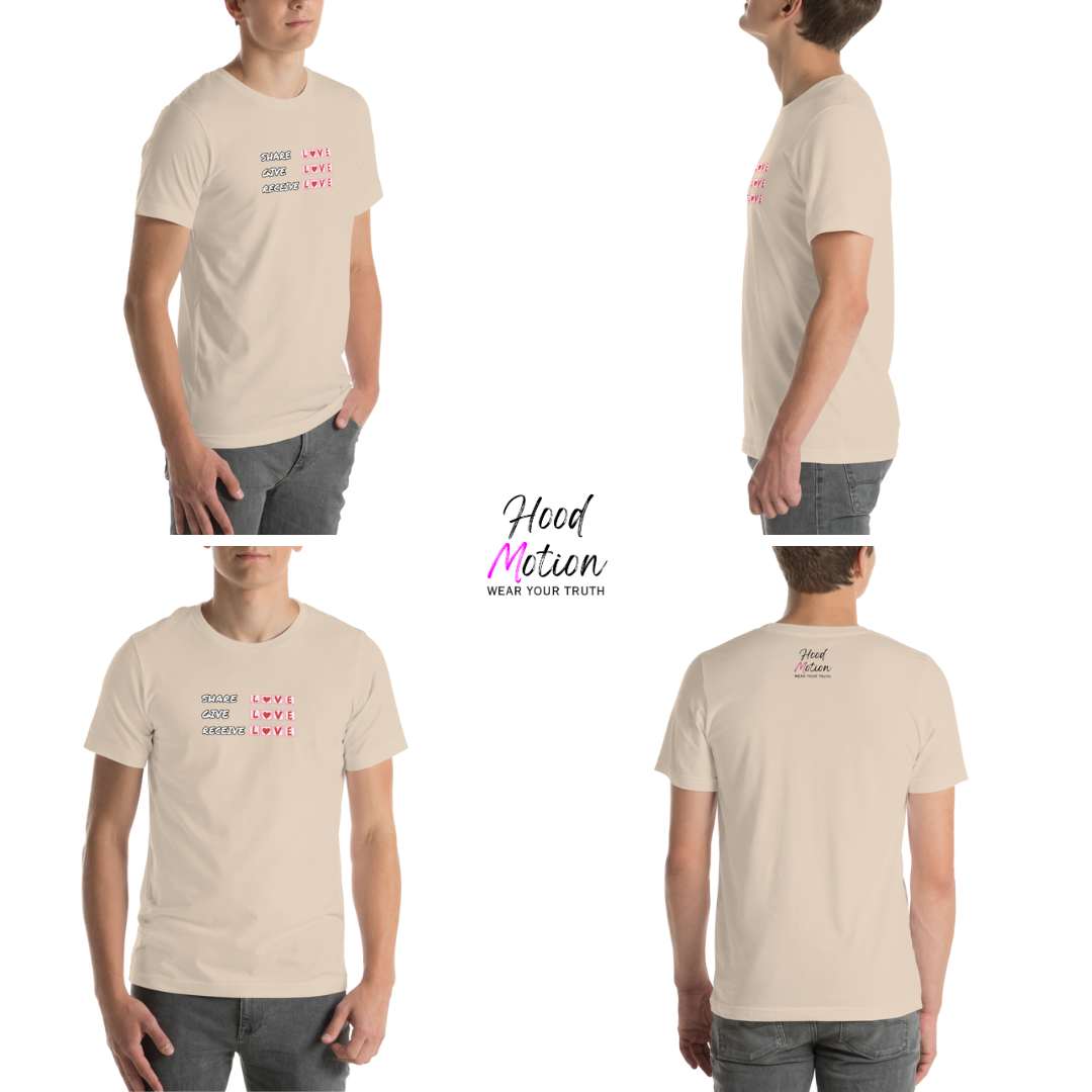 Share Give Receive Love - Unisex T-Shirt
