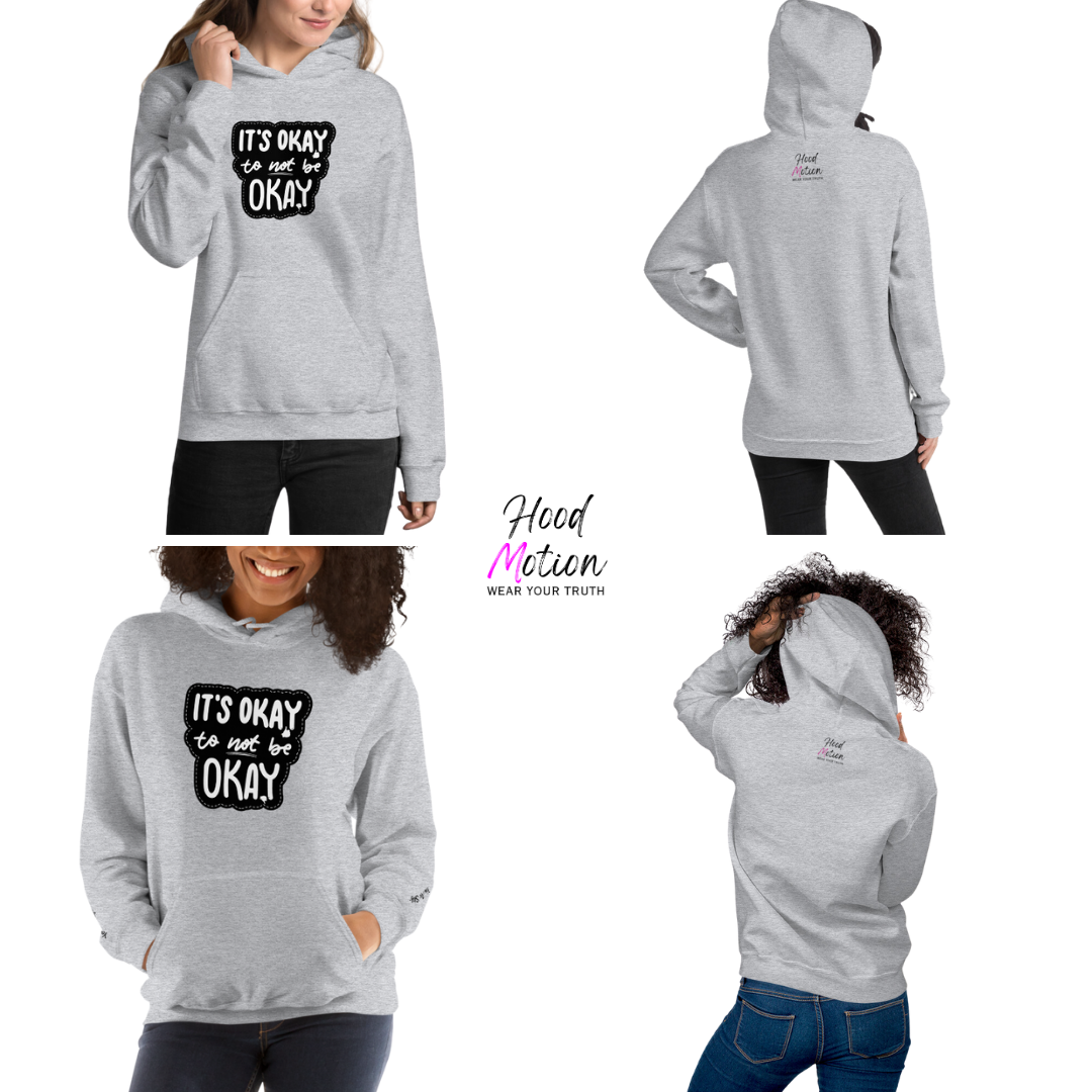 Progress NOT Perfection - Unisex Hoodie (with Wrist Embroidery)