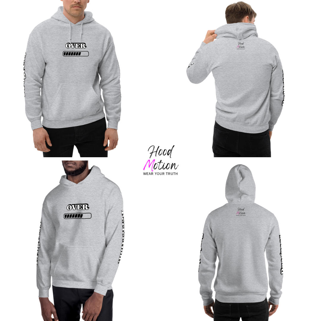 Progress OVER Perfection - Unisex Hoodie (with Sleeve Printing)