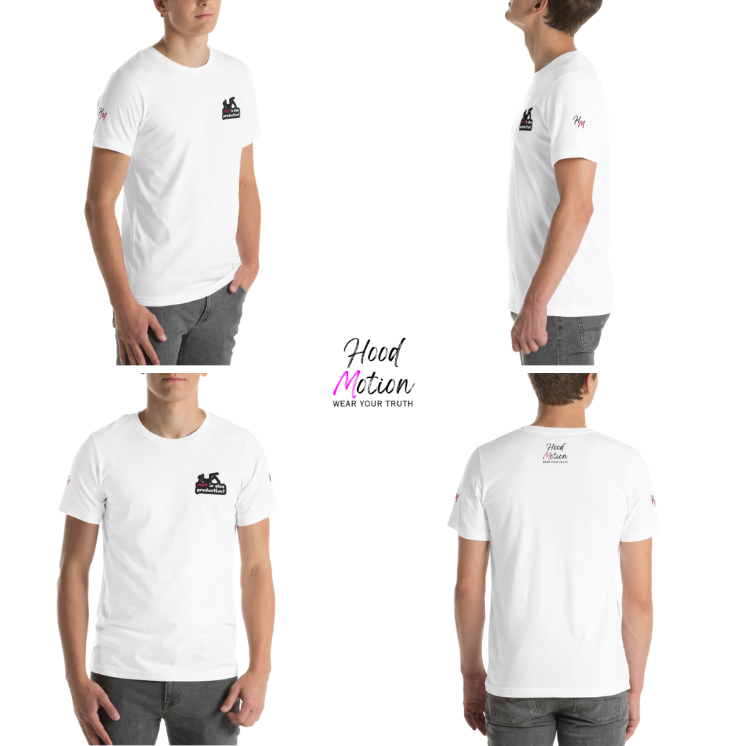 Rest Is Also Productive - Unisex T-Shirt (with Left Chest and Sleeve Embroidery)
