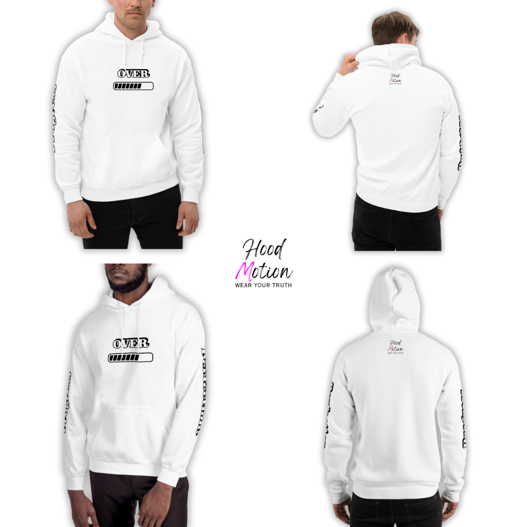Progress OVER Perfection - Unisex Hoodie (with Sleeve Printing)