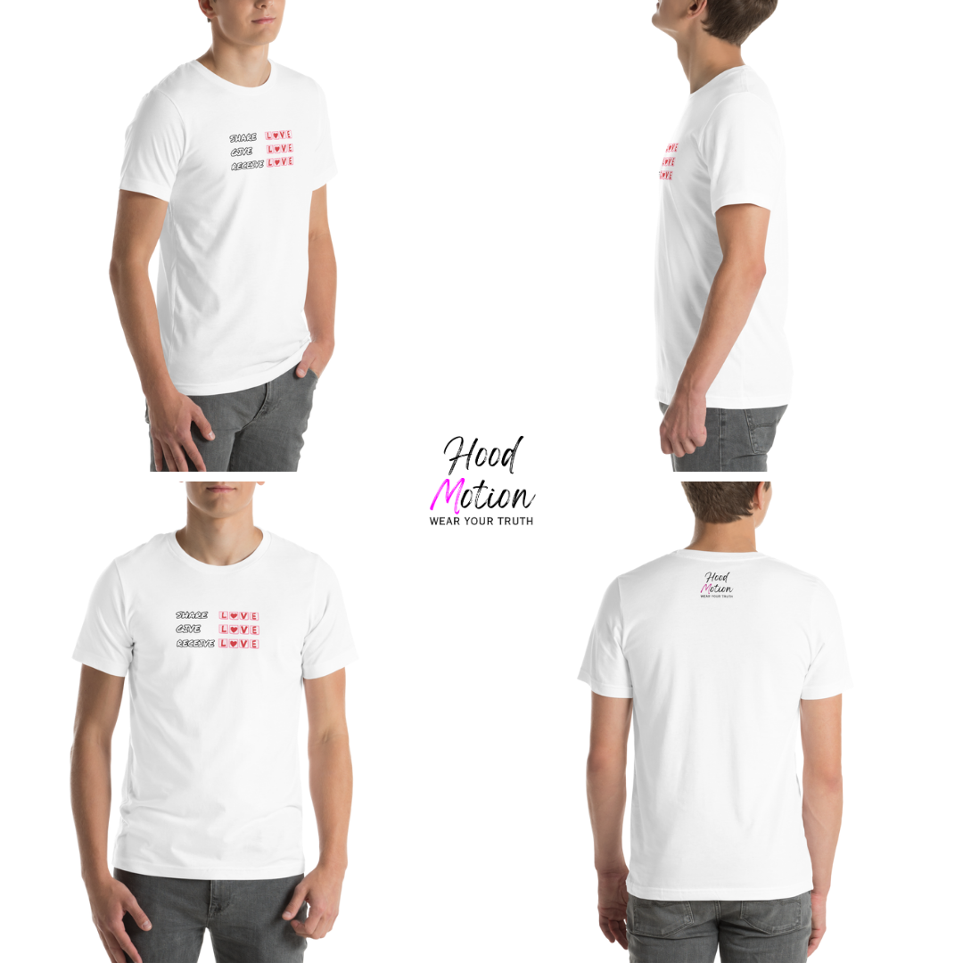 Share Give Receive Love - Unisex T-Shirt