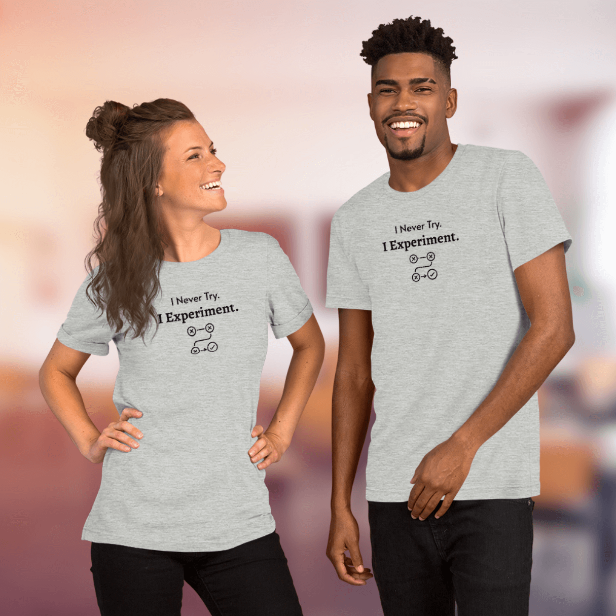 I Never Try. I Experiment - Unisex T-Shirt