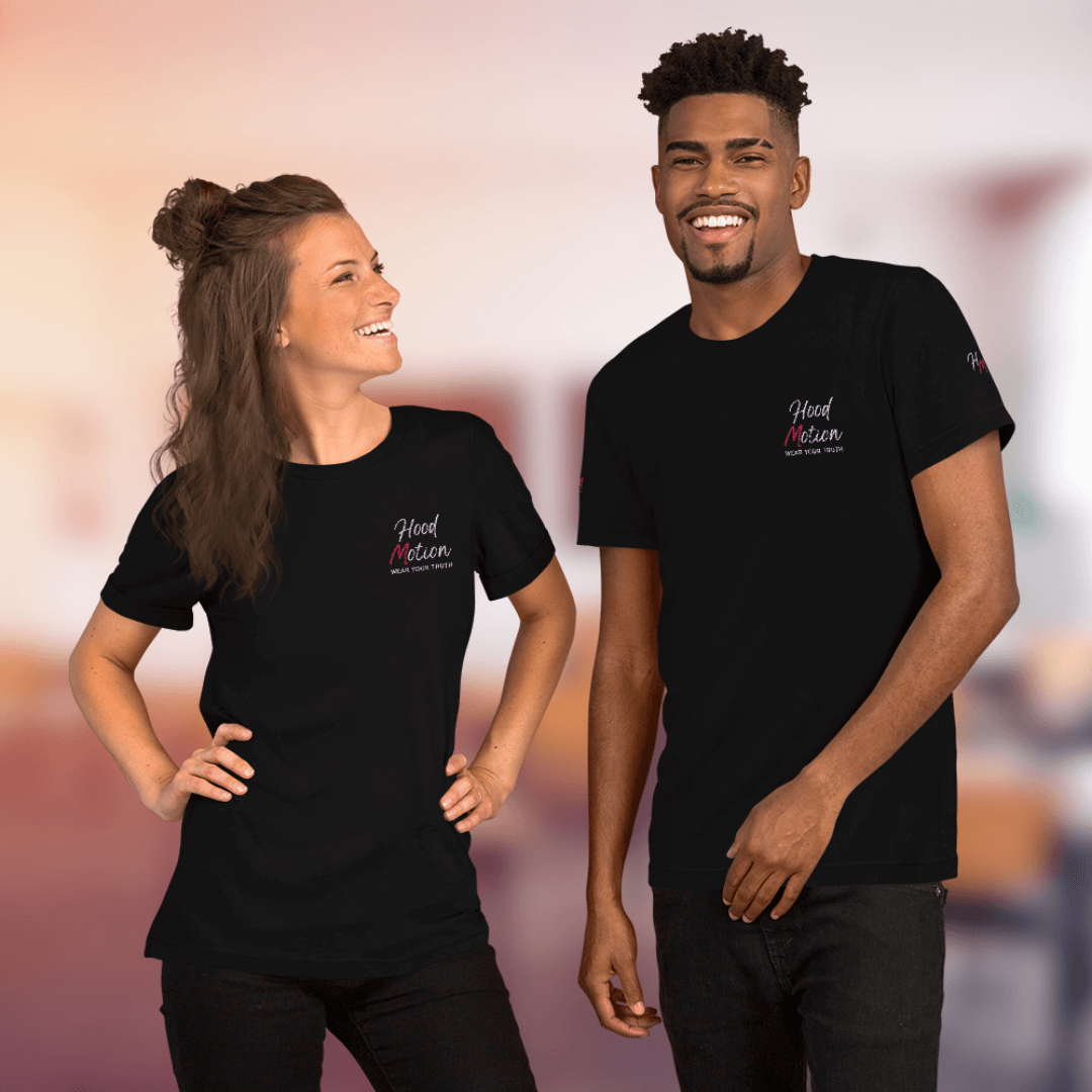 You Deserve The Love You Give v2 - Unisex T-shirt (with Left Chest and Sleeve Embroidery + Backprint)