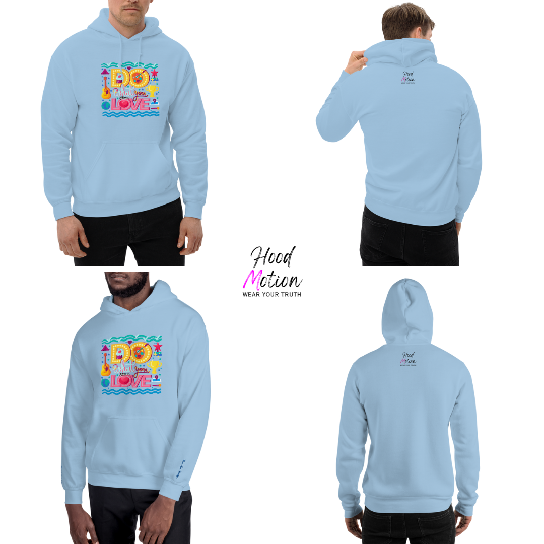 Do What You Love - Unisex Hoodie (with Wrist Embroidery)