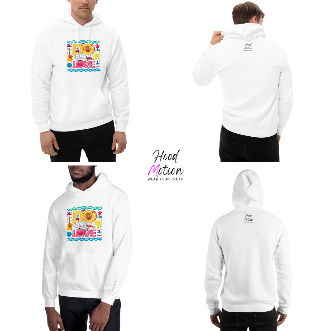 Do What You Love - Unisex Hoodie (with Wrist Embroidery)