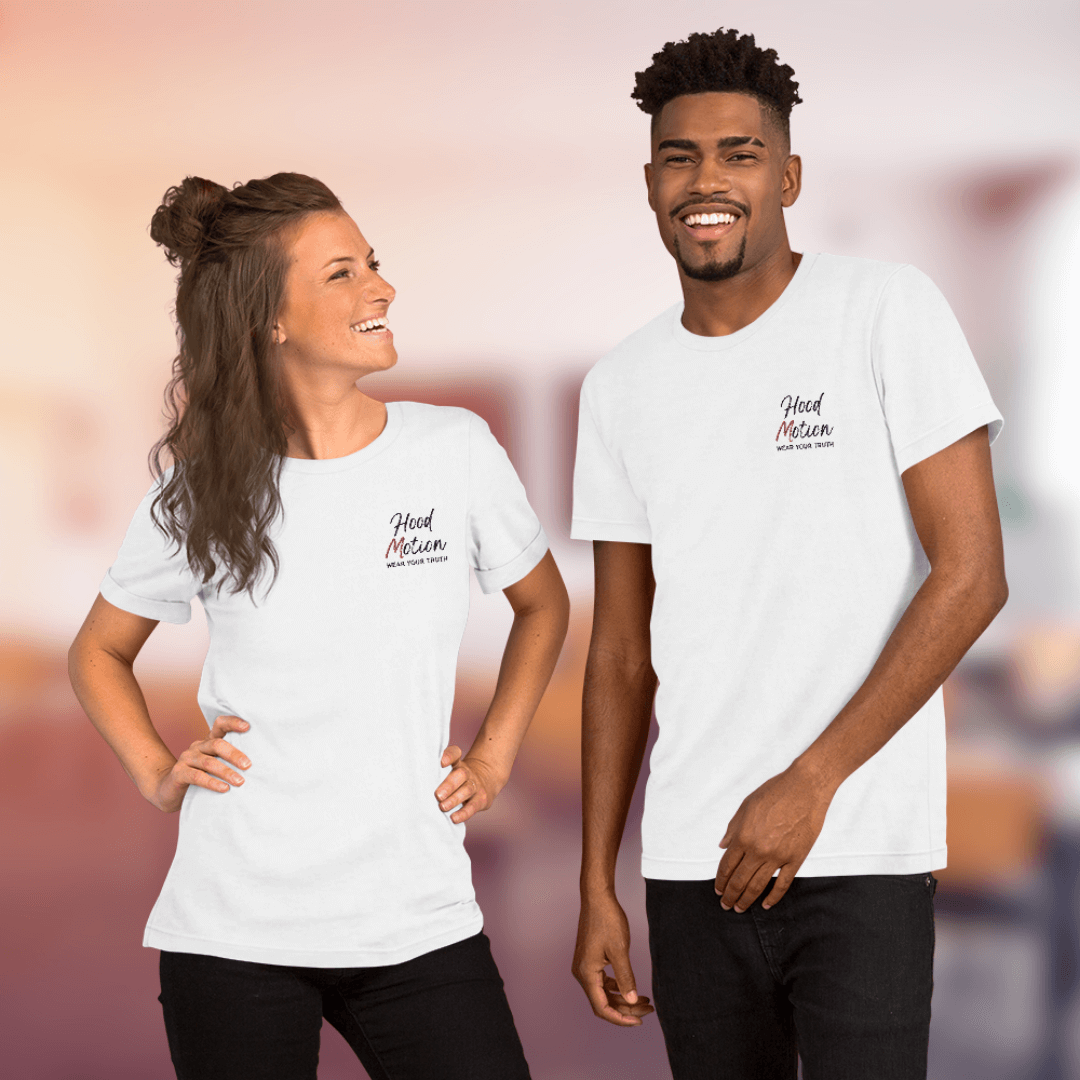 Do What You Love - Unisex T-Shirt (with Left Chest Embroidery and Backprint)