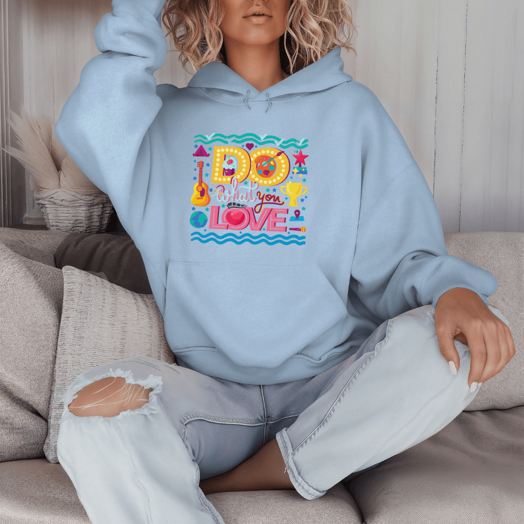 Do What You Love - Unisex Hoodie (with Wrist Embroidery)