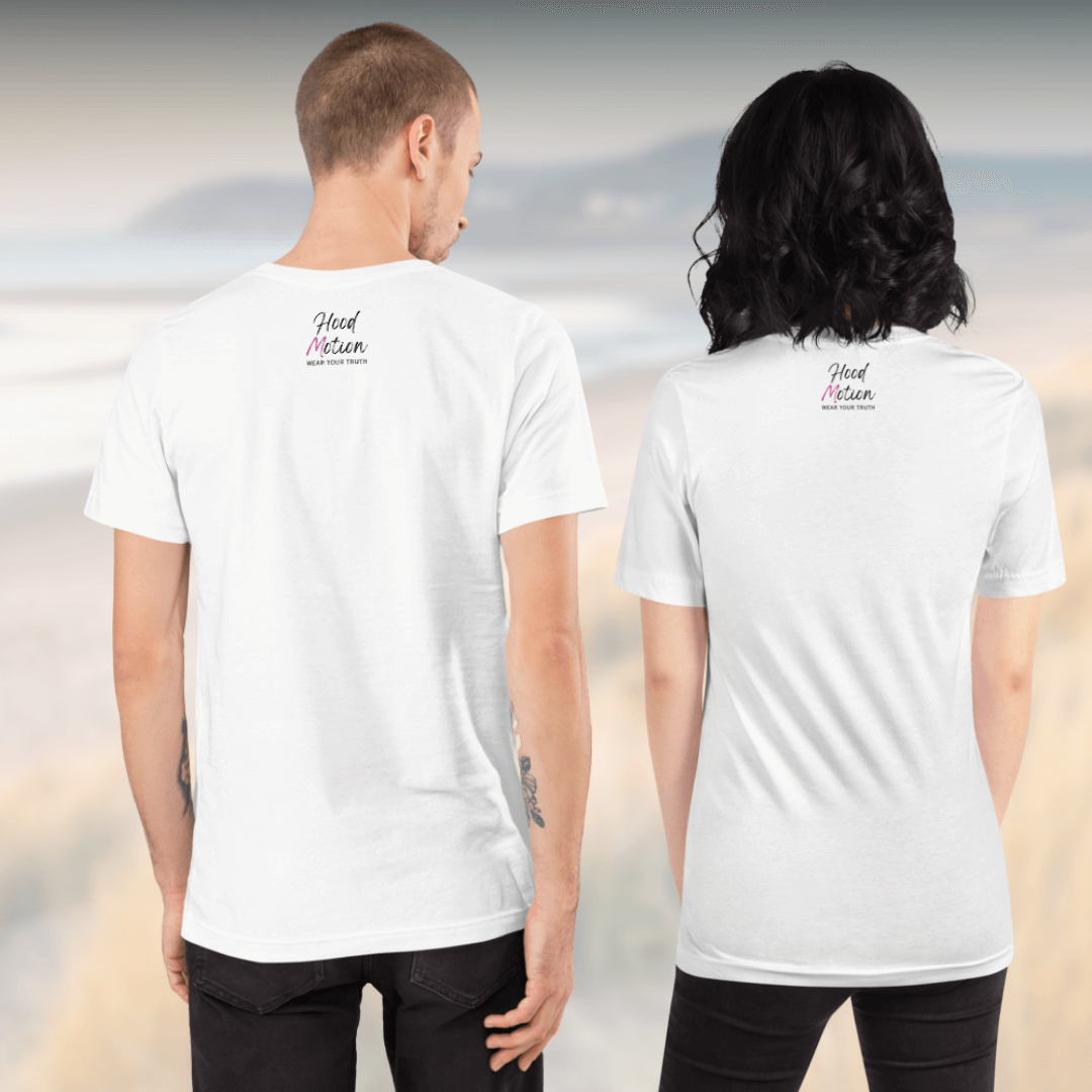 Let Go Of What You Can't Control - Unisex T-shirt (with Left Chest and Sleeve Embroidery)