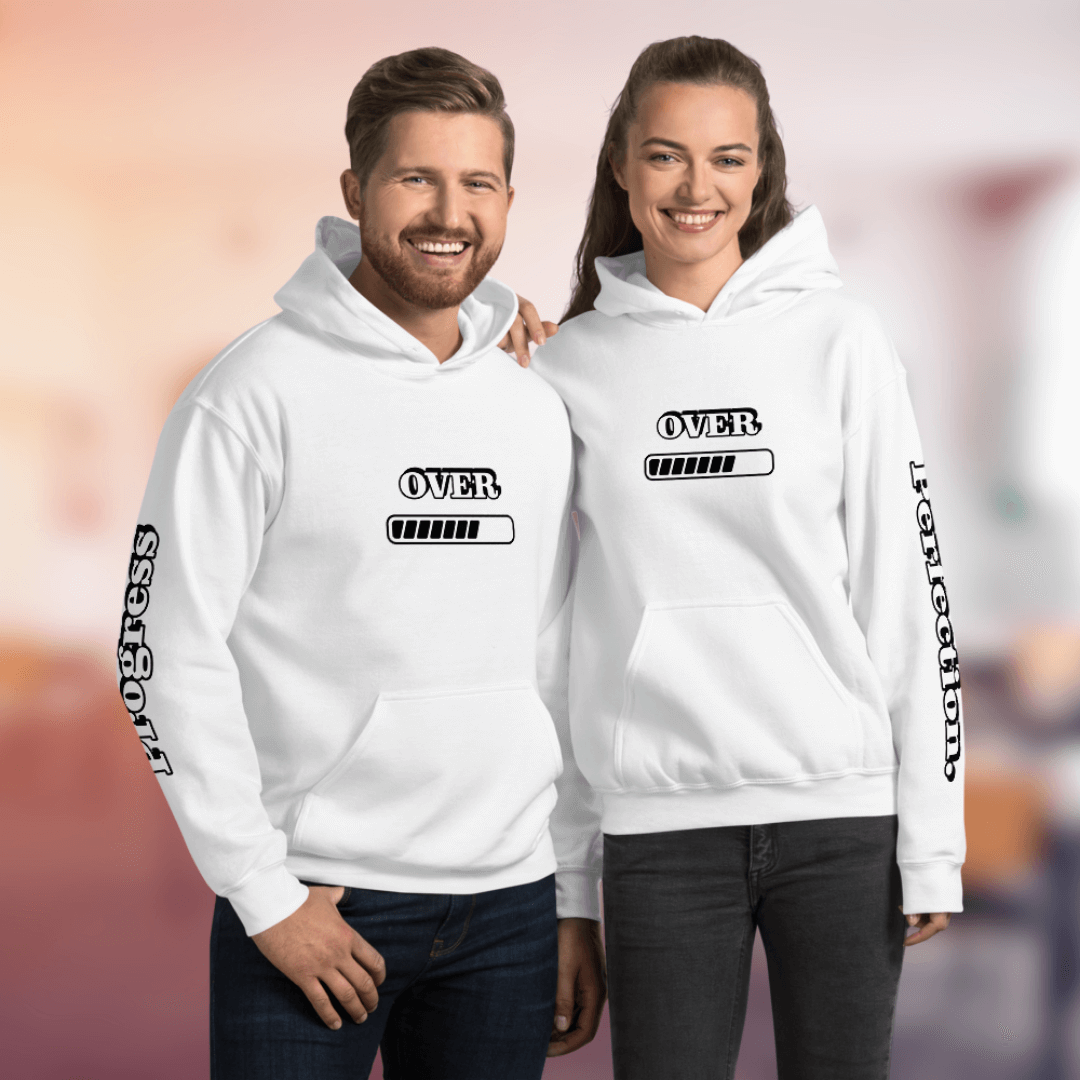 Progress OVER Perfection - Unisex Hoodie (with Sleeve Printing)