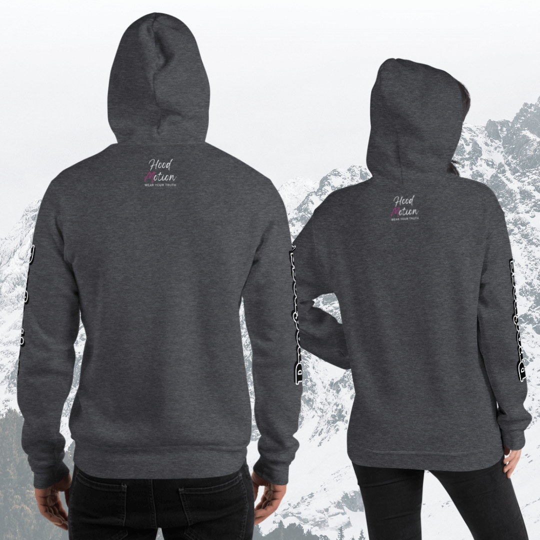 Progress OVER Perfection - Unisex Hoodie (with Sleeve Printing)