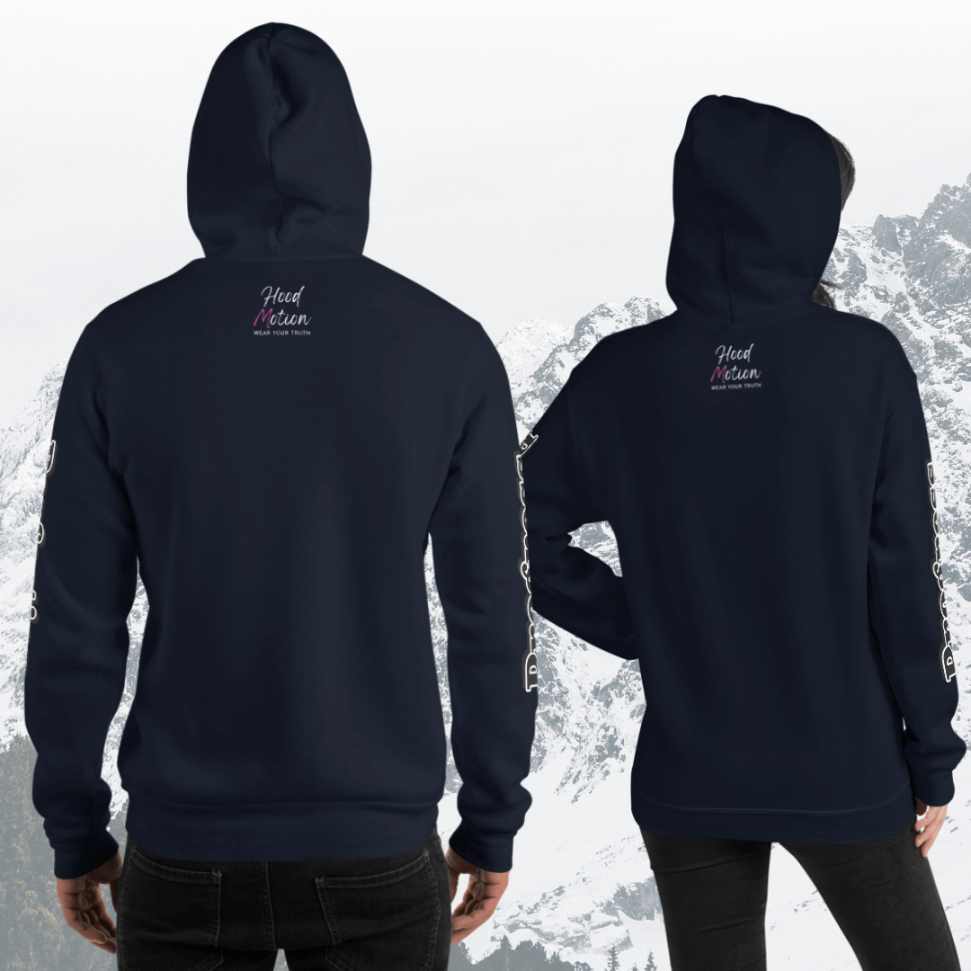 Progress OVER Perfection - Unisex Hoodie (with Sleeve Printing)