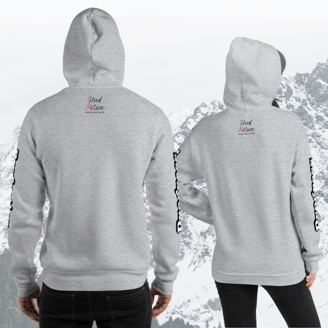 Progress OVER Perfection - Unisex Hoodie (with Sleeve Printing)
