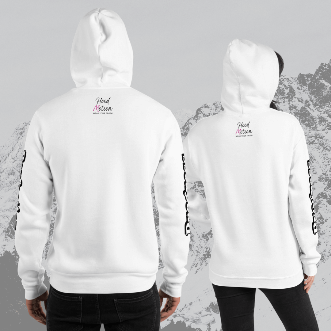Progress OVER Perfection - Unisex Hoodie (with Sleeve Printing)