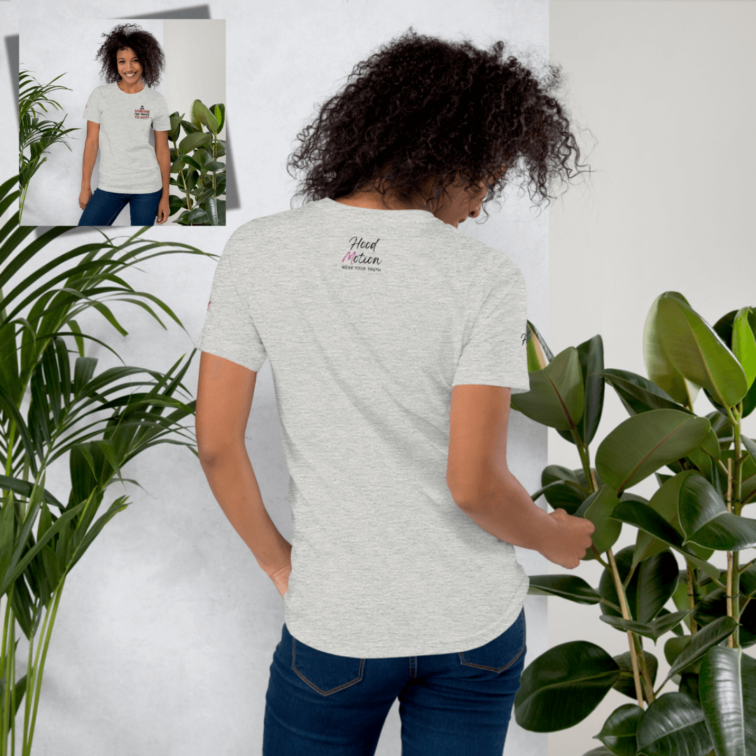 Be Someone That Makes You Happy - Unisex T-shirt (with Sleeve and Left Chest Embroidery)