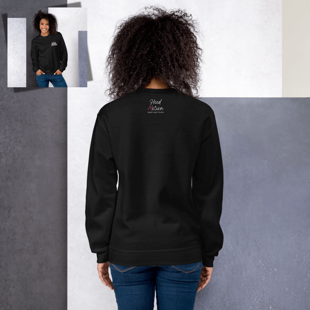 Let Go Of What You Can't Control - Unisex Sweatshirt (with Left Chest and Wrist Embroidery)