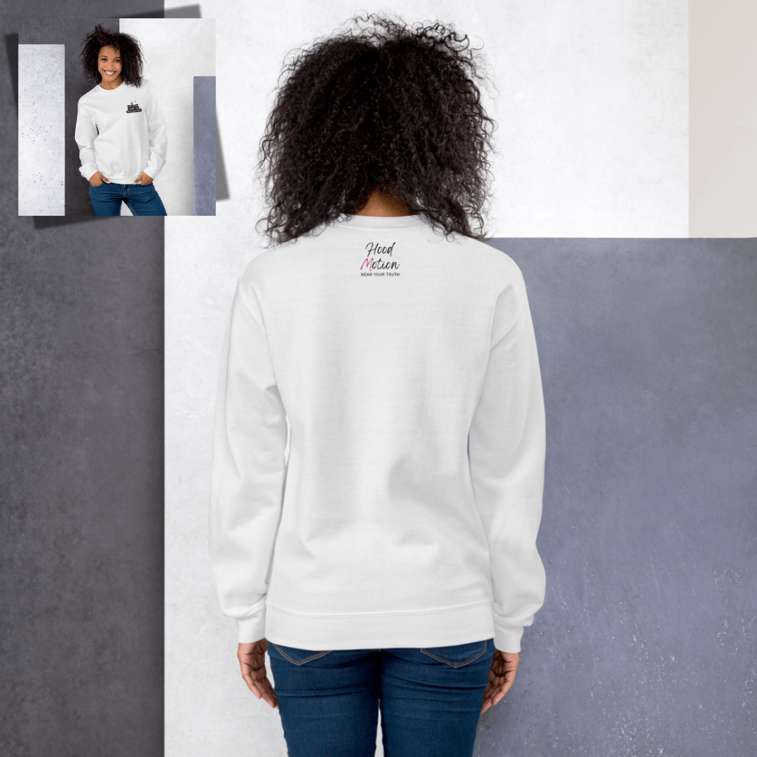 Let Go Of What You Can't Control - Unisex Sweatshirt (with Left Chest and Wrist Embroidery)