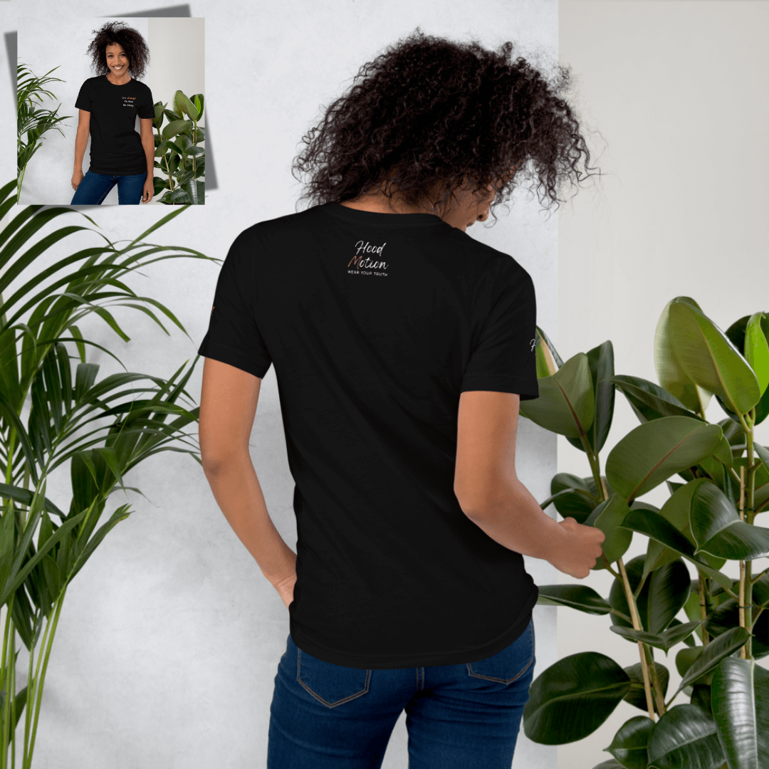 It's Okay to not be Okay v2 - Unisex T-shirt (with Left Chest and Sleeve Embroidery)