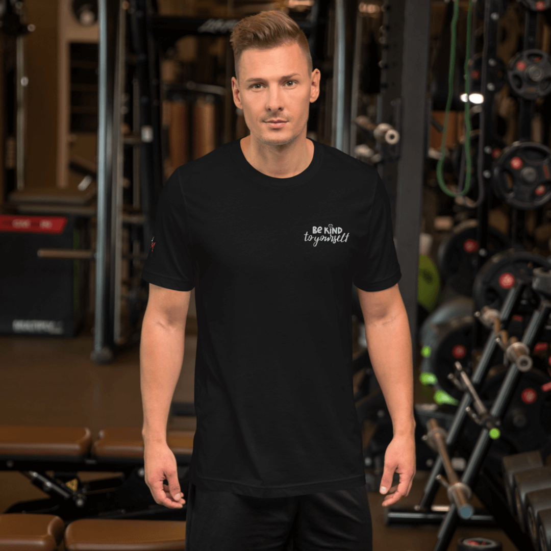 Be Kind To Yourself - Unisex T-Shirt (with Left Chest and Sleeve Embroidery)