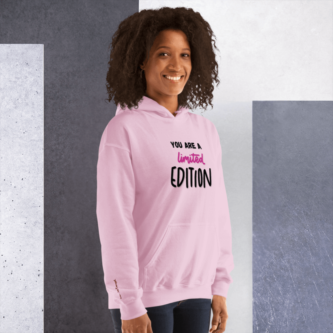 You Are a Limited Edition - Unisex Hoodie (with Wrist Embroidery)