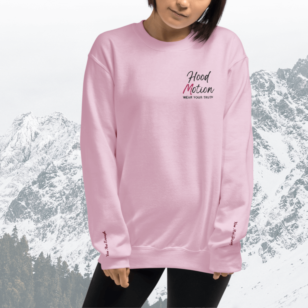 Do What You Love - Unisex Sweatshirt (with Left Chest and Wrist Embroidery + Back print)