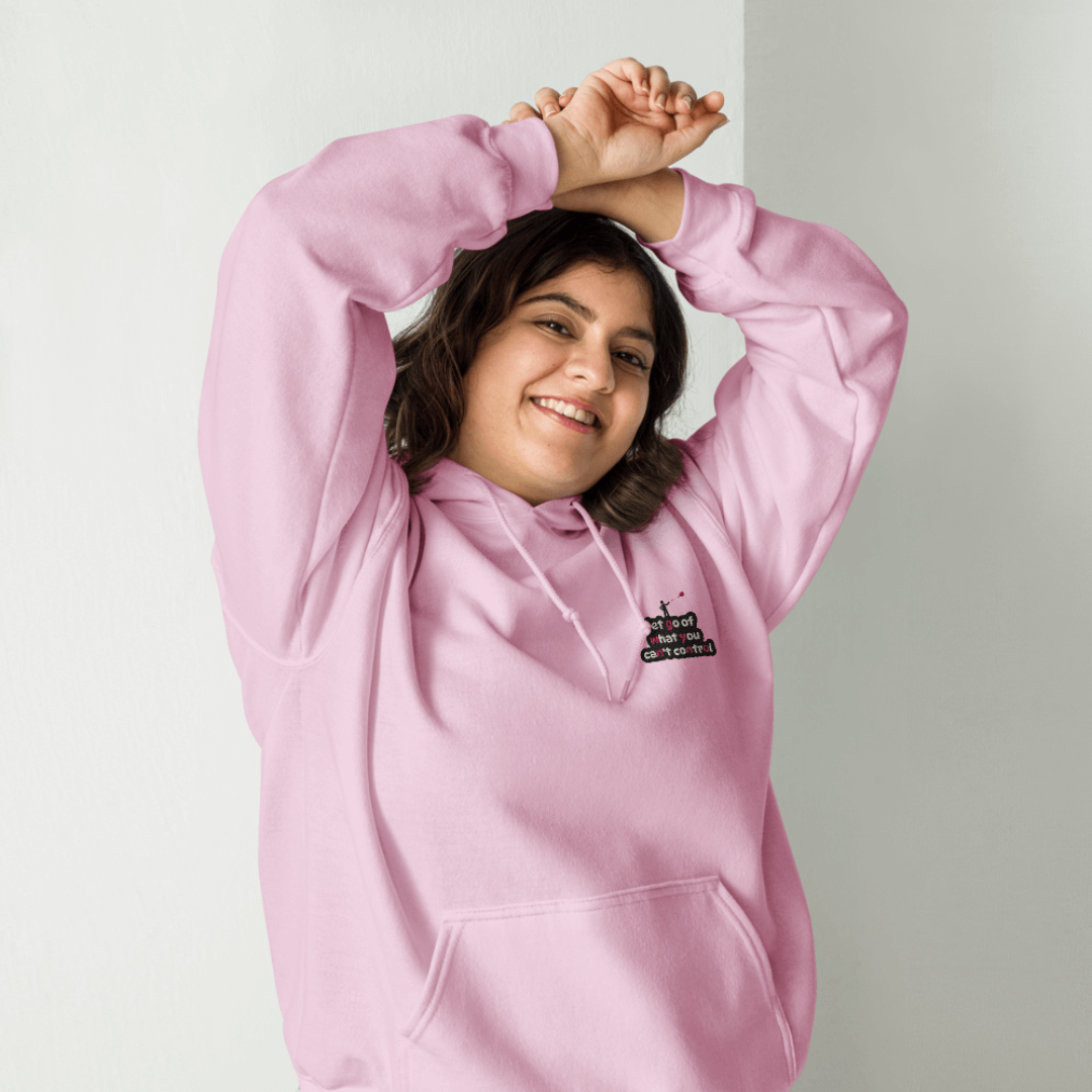 Let Go Of What You Can't Control - Unisex Hoodie (with Left Chest and Wrist Embroidery)