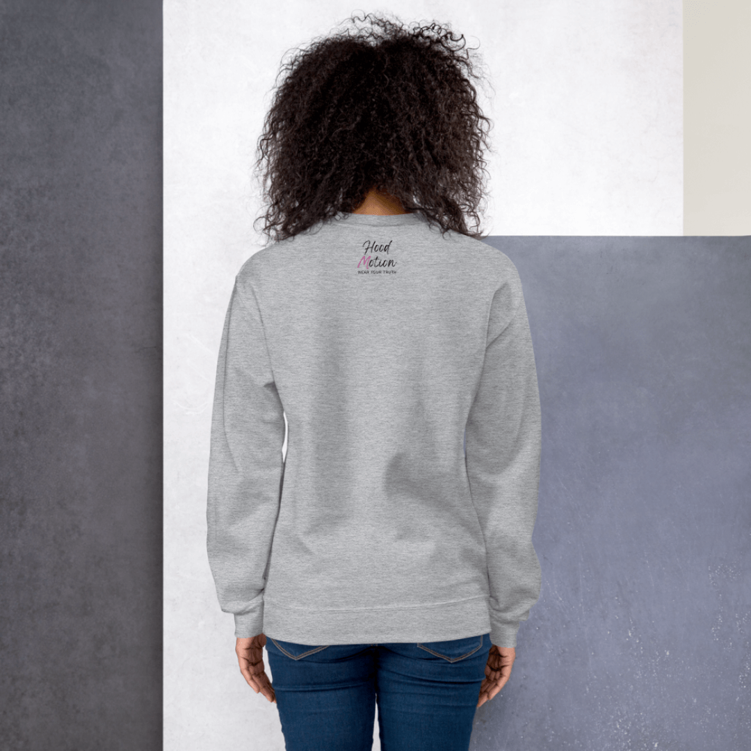 It's Okay to not be Okay - Unisex Sweatshirt (with Left Chest and Wrist Embroidery)