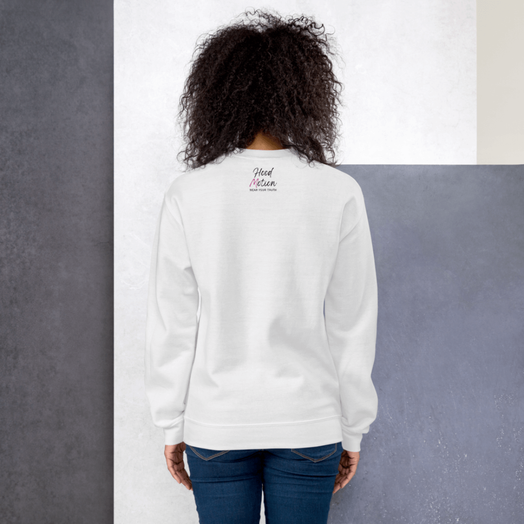 One Step At a Time - Unisex Sweatshirt (with Wrist Embroidery)