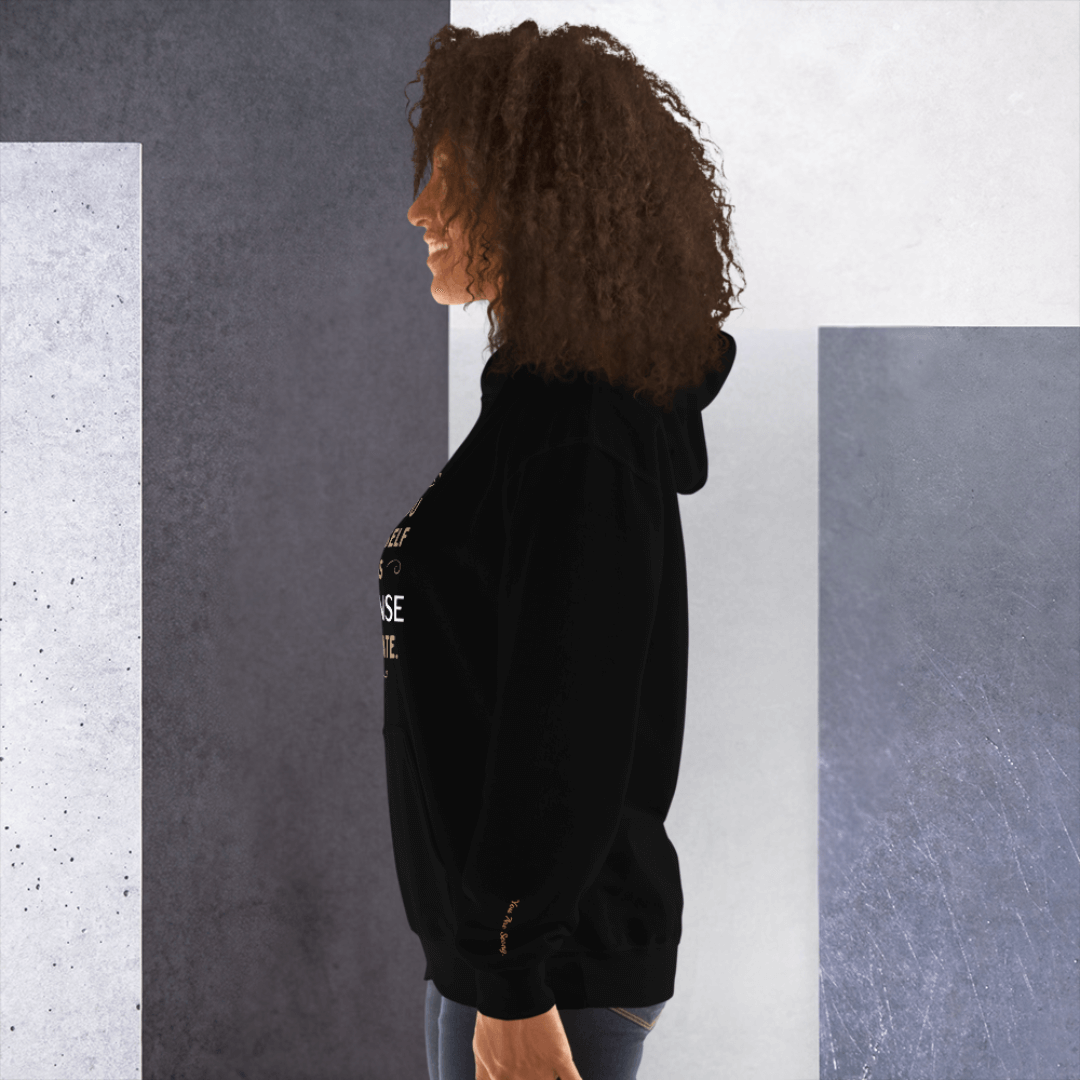 The More You Love Yourself - Unisex Hoodie (with Wrist Embroidery)