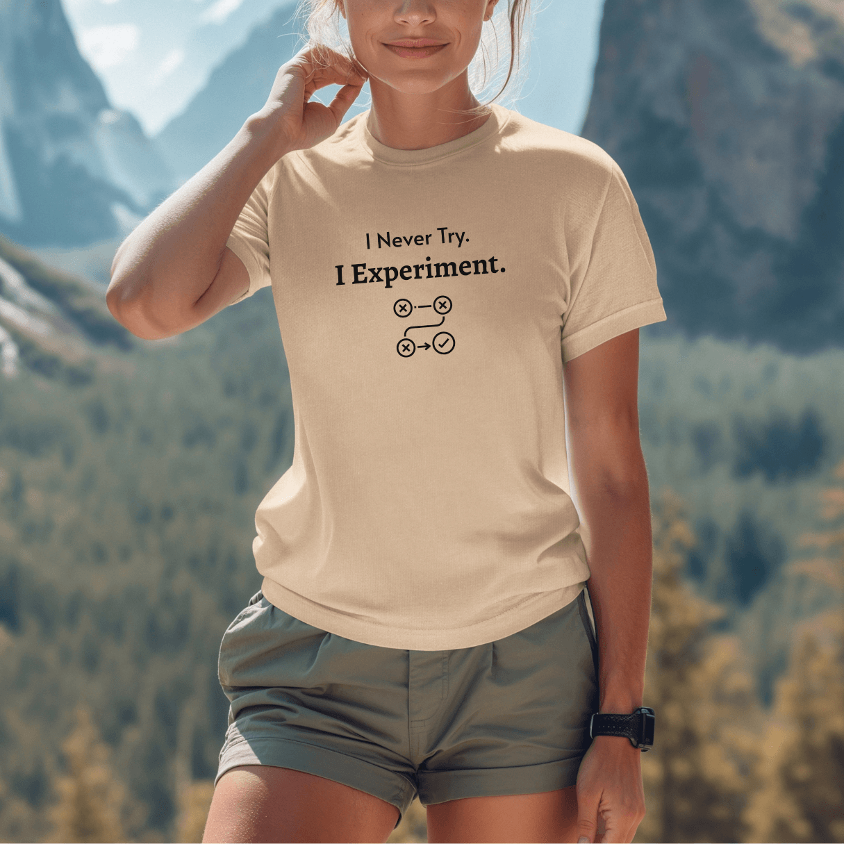 I Never Try. I Experiment - Unisex T-Shirt