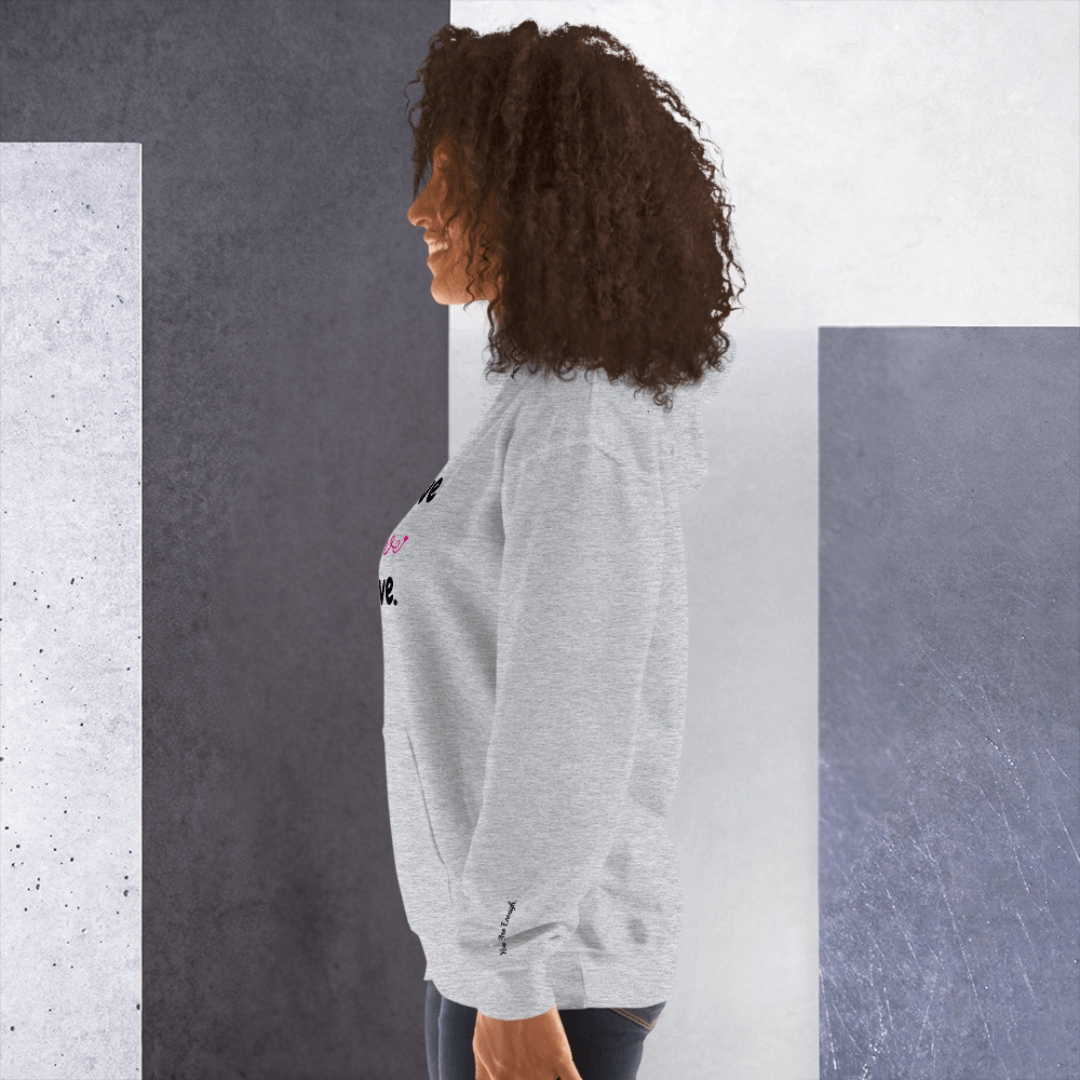 You Deserve The Love You Give v1 - Unisex Hoodie (with Wrist Embroidery)