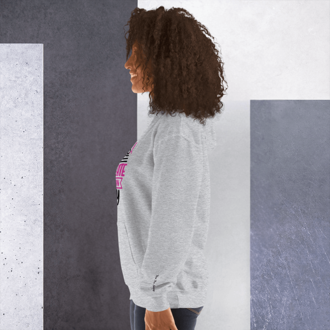 Dream Big and Create Your Own Story - Unisex Hoodie (with Wrist Embroidery)