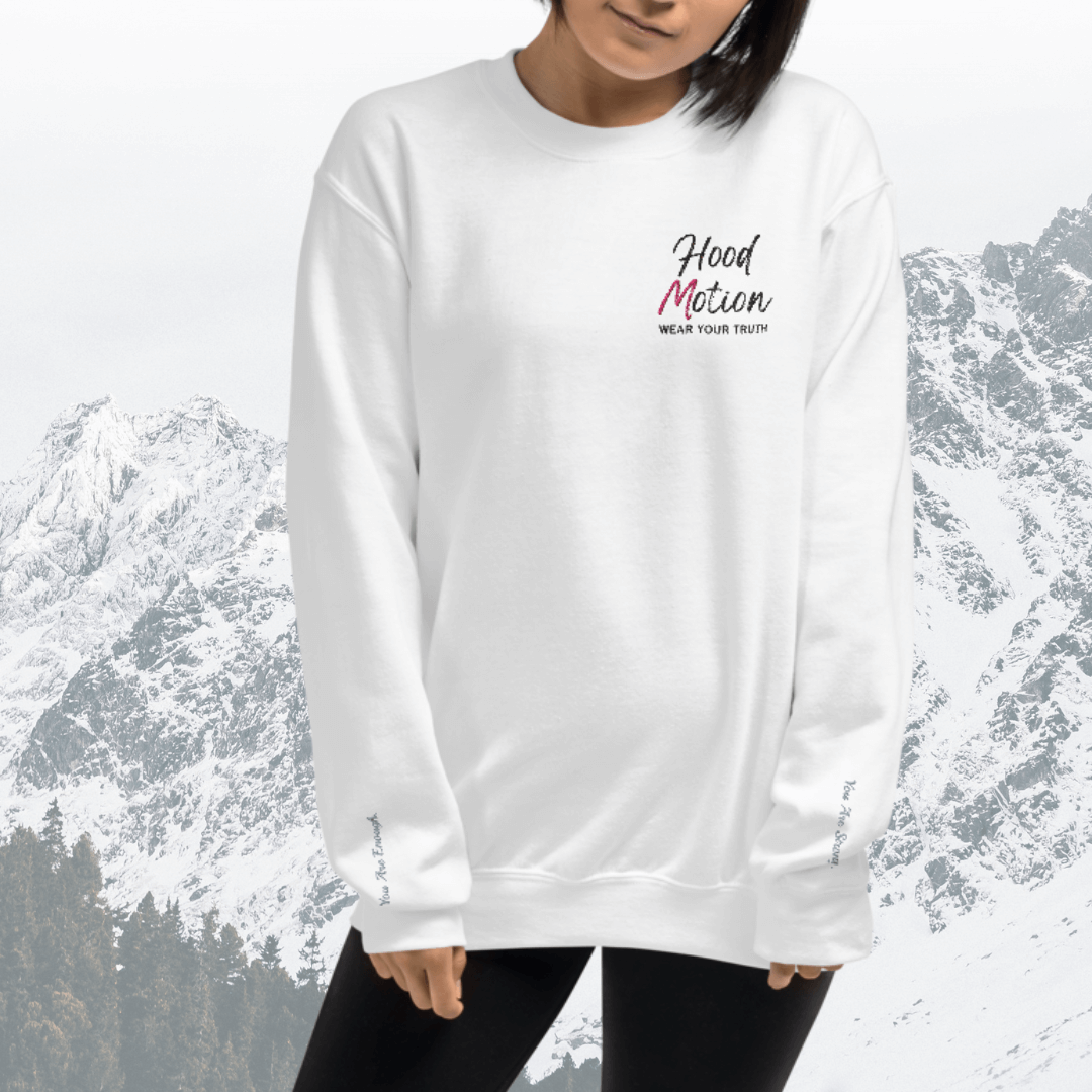 Do What You Love - Unisex Sweatshirt (with Left Chest and Wrist Embroidery + Back print)
