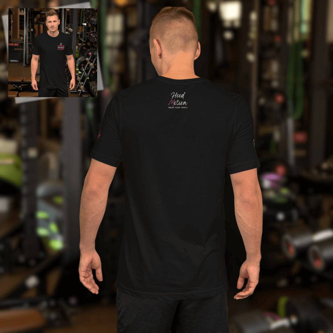 Be Someone That Makes You Happy - Unisex T-shirt (with Sleeve and Left Chest Embroidery)